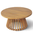 Acacia Wood Patio Furniture Set: Outdoor Daybed & Coffee Table