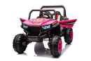 12V7A*1 30W*4 Four-Wheel Drive Seat One Button Start, Forward And Backward, High And Low Speed, Music, Front Light, Power Display, Two Doors Can Open, 2.4G R / C, Seat Belt Four Wheel Absorber by HouseOfZazla