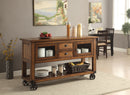 Kadri - Kitchen Cart - Distressed Chestnut by Unique Piece Furniture