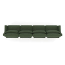 Elegant Sofa With Ergonomic Design And Lumbar Pillows by HouseOfZazla