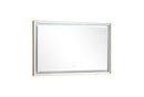 60x36 LED Lighted Bathroom Wall Mounted Mirror with High Lumen+Anti-Fog Separately Control