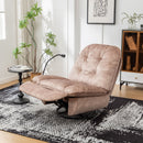 Modern Swivel Gliding Recliner Chair With Rocking Function And Phone Holder, Large Comfortable by HouseOfZazla