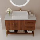 36" Modern Bathroom Vanity with Ceramic Vessel Sink