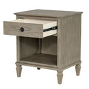 Victoria - Nightstand With Open Storage by HouseOfZazla