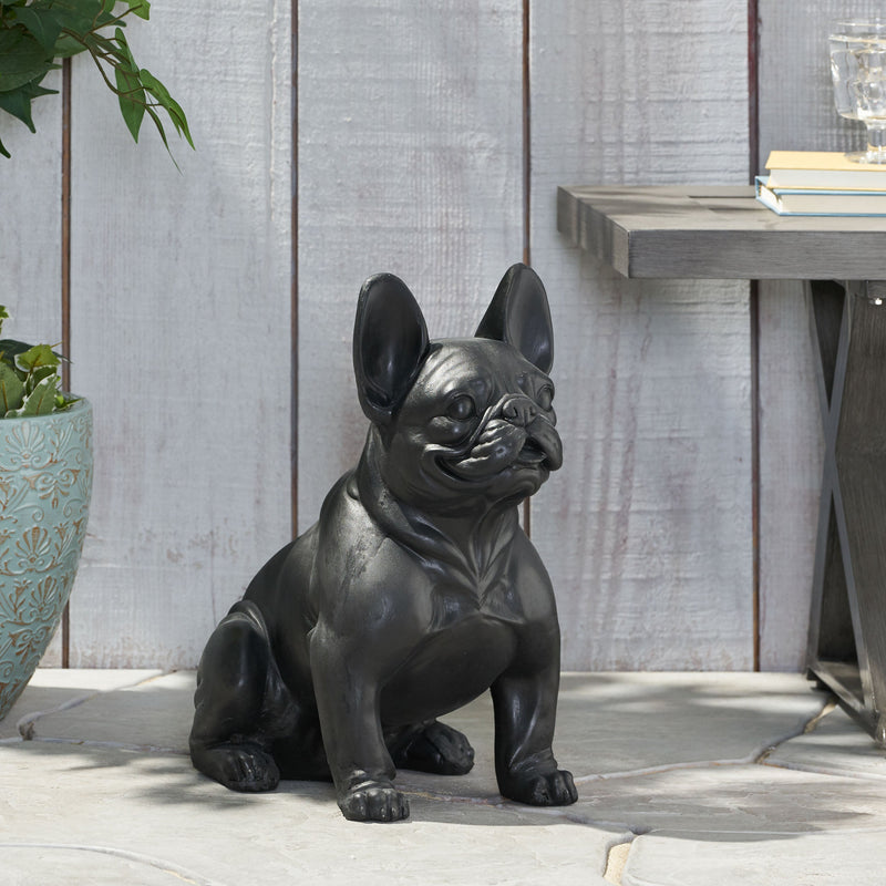 Outdoor French Bulldog Garden Sculpture, photo 6 of 10