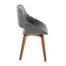 Fabrico - Mid Century Modern Style Dining Chair (Set of 2) by HouseOfZazla