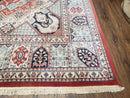 8 x11 Top Quality Veg Dye Turkish Carpet Decorative Handmade Geometric Area Rug