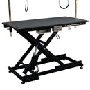 electric pet grooming table, 110V/220V professional groomer recommend super Deluxe electric pet grooming table, 110V/220V professional groomer recommend height adjust from 8 up to 36inch BLACK COLOR