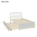 Platform Bed Wood Bed Frame With Trundle by HouseOfZazla
