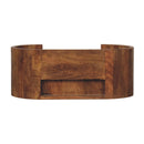 Solid Wood Valencia Curve Wall Bedside