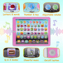 Kid Baby Toddler Tablet Toy Educational Learning Study Tablet Pad Gift for Aged 2 3 4 5 6 7 Girls Boys