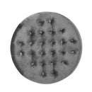 Elegant Round Ottoman Footstool With Studded Rim by HouseOfZazla