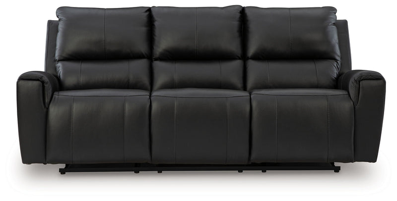 Glossmore - Reclining Sofa - Black, photo 5 of 7