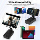 Portable Foldable Phone Stand with HD Wireless Speaker & Power Bank