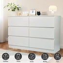 6 Drawer Dresser With Spacious Countertop And Concealed Handles by Unique Piece Furniture