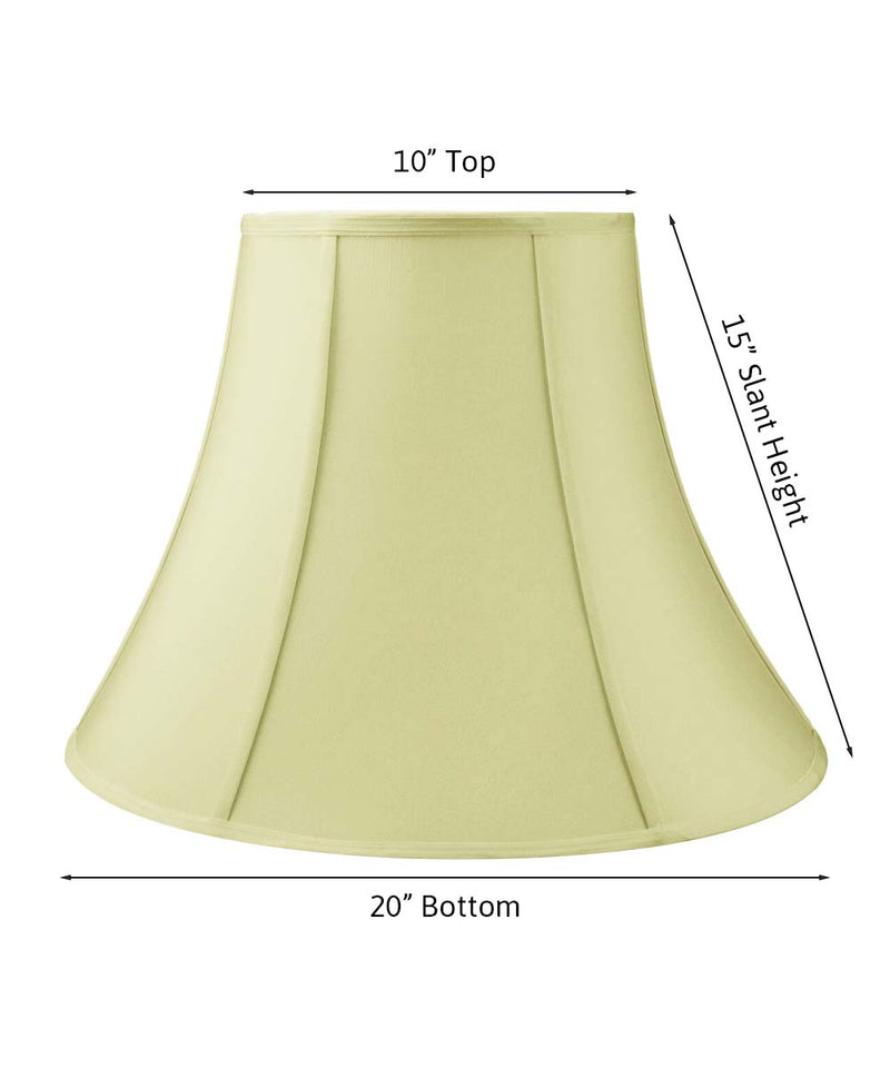 20"W x 15"H Egg Shell Shantung Bell Lampshade