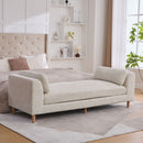 Modern Upholstered End Of Bed Bench With Armrests by HouseOfZazla