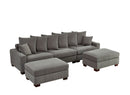 5 Seater Oversized Convertible L & U Shaped Couch by Unique Piece Furniture