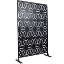 Outdoor & Indoor Metal Privacy Screen, Freestanding Decorative Panels by HouseOfZazla