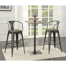 Staccato - Square Pub Height Bar Table - Dark Brown