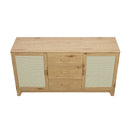 Sheridan - Modern Cane Design Sideboard by HouseOfZazla