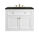 James Martin Chicago 36" Single Bathroom Vanity, Glossy White
