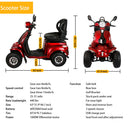 Golf Scooter, Grass Scooter - Red by HouseOfZazla