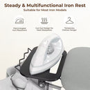Full Size Foldable Ironing Board with Clothes Rack