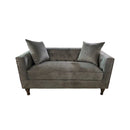 Sidonia - Loveseat With 2 Pillows - Gray