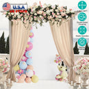 Arch Backdrop Stand Cover White Spandex Fabric by LJGDeals