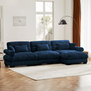 Super Comfort Oversized Modular Sectional Sofa With Movable Ottoman by HouseOfZazla