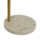 Ambient - Arch Floor Lamp With Large Shade - Gold / White by HouseOfZazla