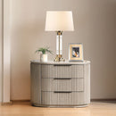 Leanna - Nightstand With USB Port - Light Oak by Unique Piece Furniture