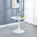 Mid-Century Tulip Table With Round Top, Pedestal Base by Unique Piece Furniture