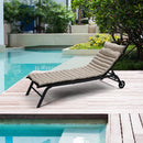 2 Piece Outdoor Chaise Lounge Chair Cushion Replacement Set by HouseOfZazla