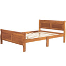 Platform Bed Frame Mattress Foundation Sleigh Bed With Headboard / Footboard / Wood Slat Suppor by HouseOfZazla