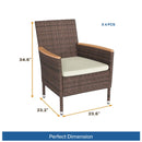 4 Piece All-Weather Patio Dining Chair Set by HouseOfZazla