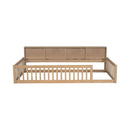 Floor Bed With Storage Cabinets And USB Ports