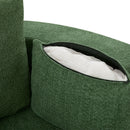 360° Swivel Accent Barrel Chair With 3 Removable Pillows For Living Room by HouseOfZazla