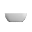 Small Size Stone Resin Solid Surface Oval Shape Freestanding Bathtub For The Bathroom - Matte White by HouseOfZazla