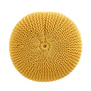 Bordeaux - Knitted Round Pouf, Versatile Ottoman And Floor Cushion by Unique Piece Furniture