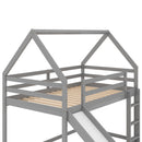 House Shape Bunk Bed With Slide And Ladder by HouseOfZazla
