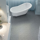 Interlocking Deck Tiles Plastic Waterproof Outdoor All Weather Anti-Slip Bathroom Shower Balcony Porch Strong Weight Capacity Upto 440 Lbs, Pebble Stone Pattern by HouseOfZazla