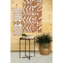 Kohala - Round Accent Side Table - Red by HouseOfZazla