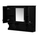 Wall Mounted Bathroom Medicine Wall Cabinet With Mirror & Open Shelves by Unique Piece Furniture