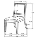 Upholstered Side Chairs (Set of 2) - Cream
