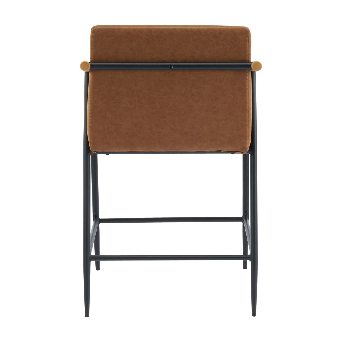 Mid Century Modern Counter Stool Set With Iron Frame, photo 27 of 28