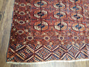 4x7 Antique Yamud Rug Russian Rug Turkoman Rug Fine Weave Rug