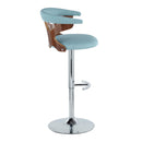 Gardenia - Mid Century Modern Adjustable Barstool With Swivel With Rounded T Footrest (Set of 2) by HouseOfZazla