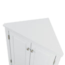 Triangle Bathroom Storage Cabinet With Adjustable Shelves, Freestanding Floor Cabinet For Home Kitchen by HouseOfZazla